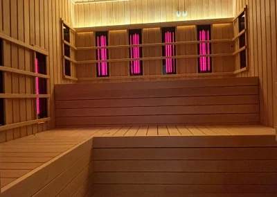 Sauna de infrarrojos a medida