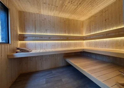 Sauna finlandesa a medida en Málaga