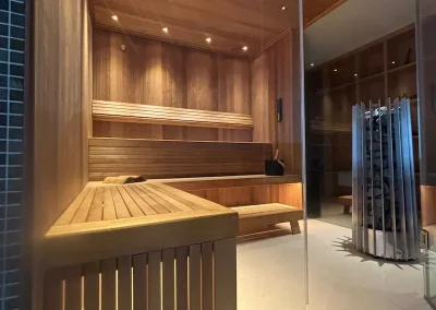 sauna finlandesa hecha a medida
